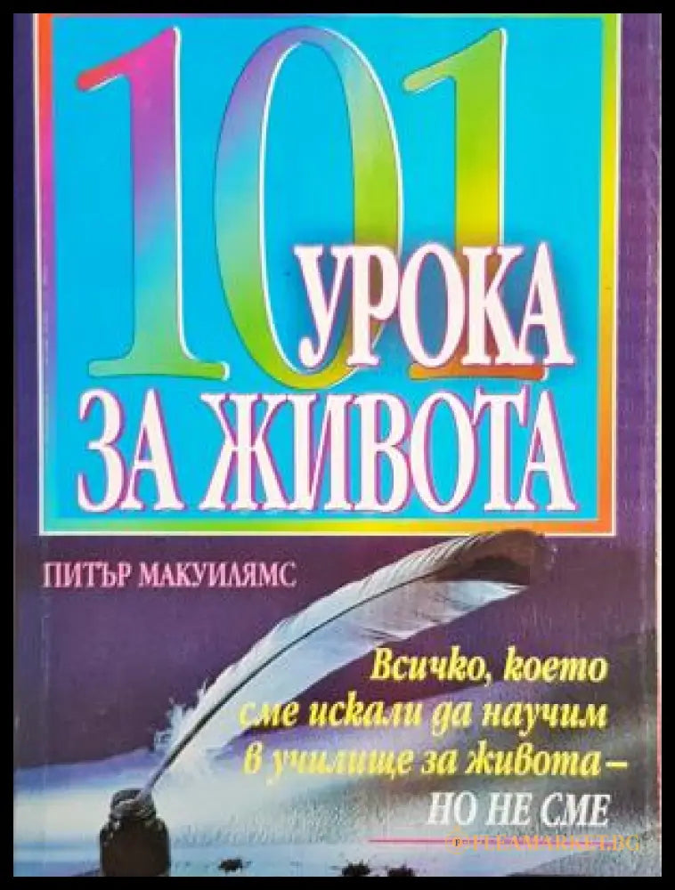 101 урока за живота (312704261807) - Питър Макуилямс - Позахабен общ вид. - Книга