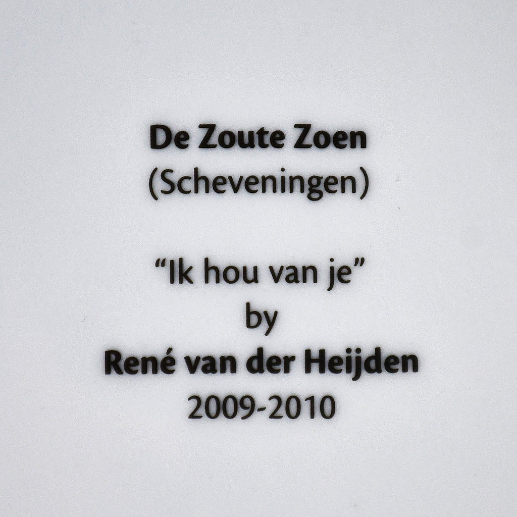 De Zoute Zoen (Scheveningen) - "Ik hou van je" by René van der Heijden