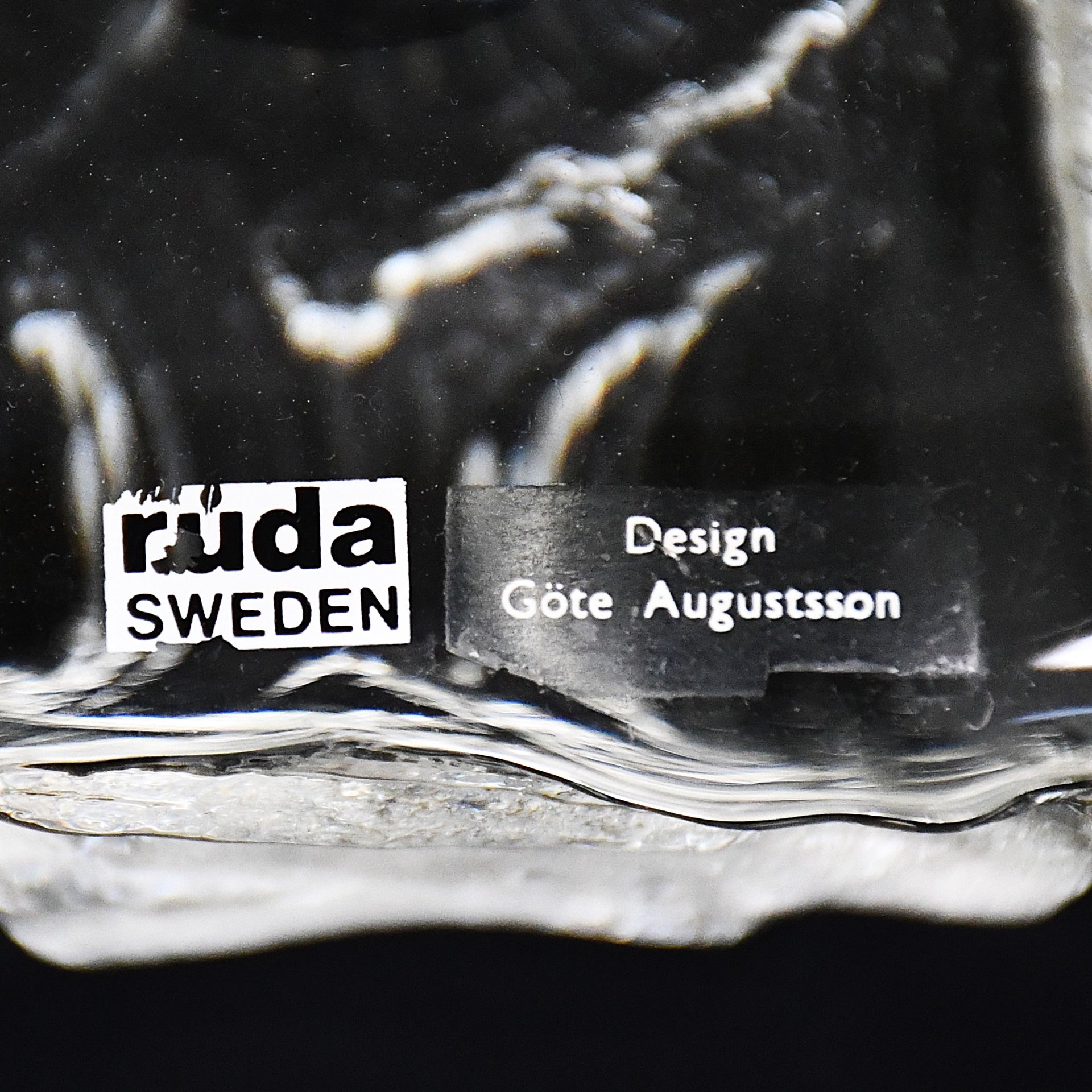 Свещник Demant №3 77 - Göte Augustsson / Ruda Glasbruk, Швеция, 1968 (092108262024)