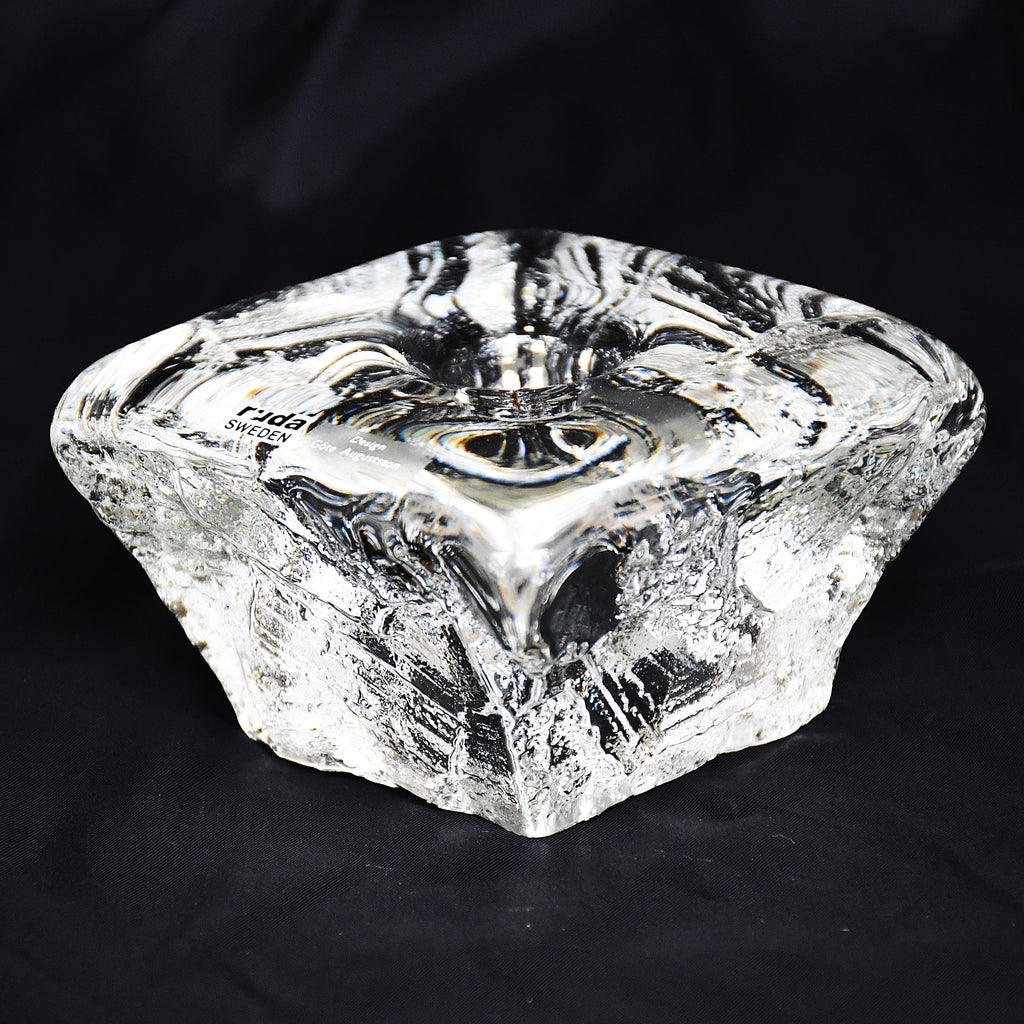 Свещник Demant №3 77 - Göte Augustsson / Ruda Glasbruk, Швеция, 1968 (092108262024)