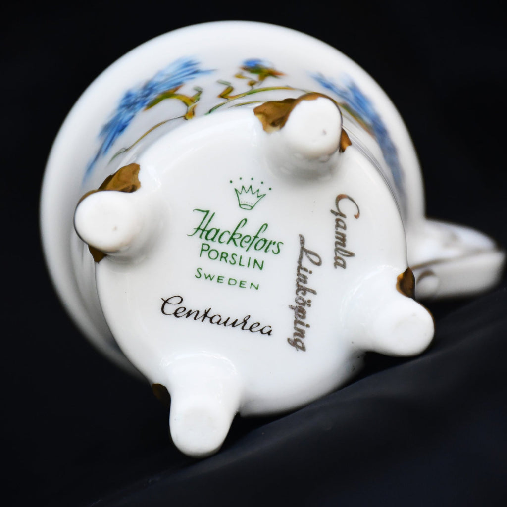 Два сета за еспресо Hackefors Porslin – Centaurea, Gamla Linköping, Швеция, 1950-те (091708261847)