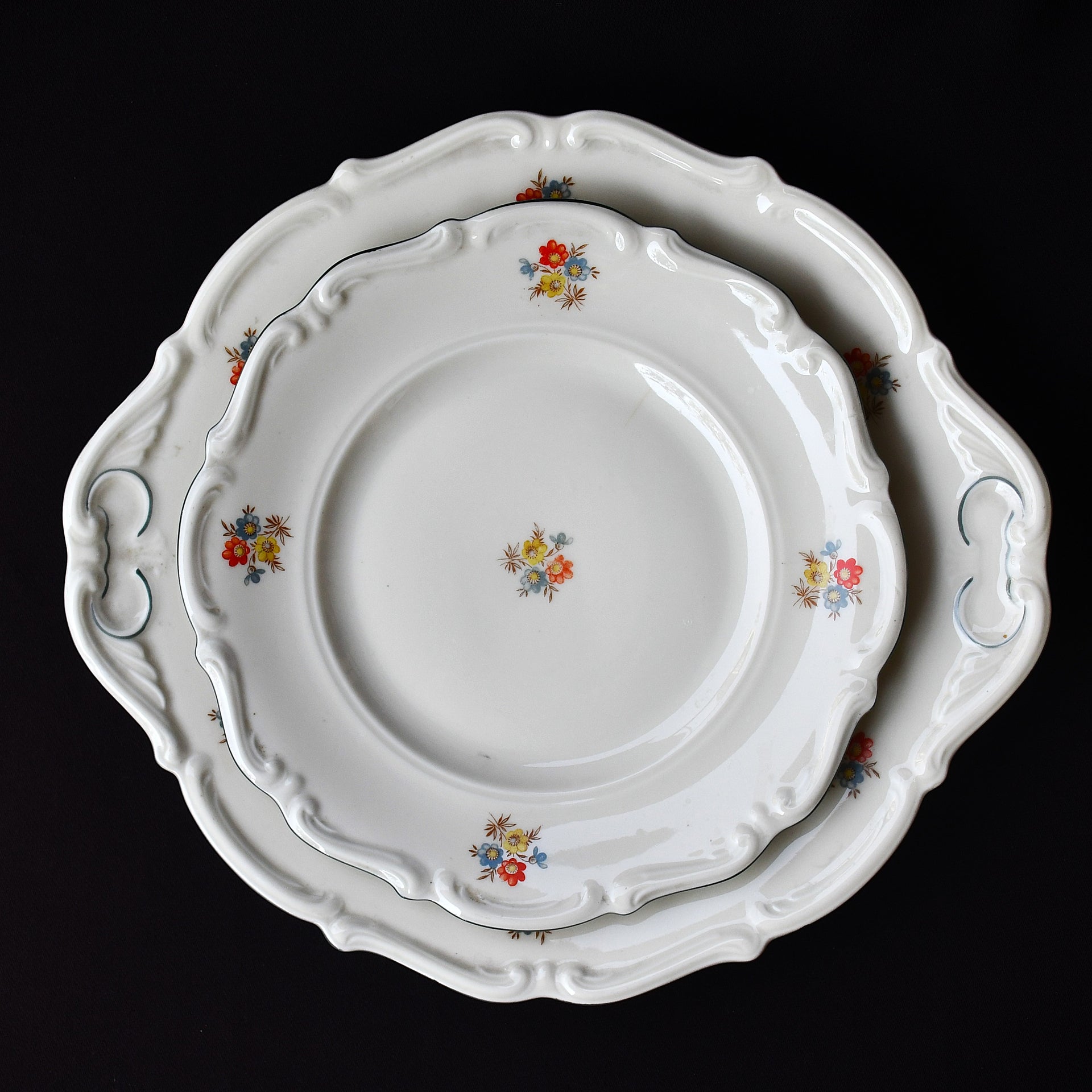 Порцеланов комплект Streublumen - C.T. Tielsch-Altwasser, Силезия, 1925-1935 (092108262057)