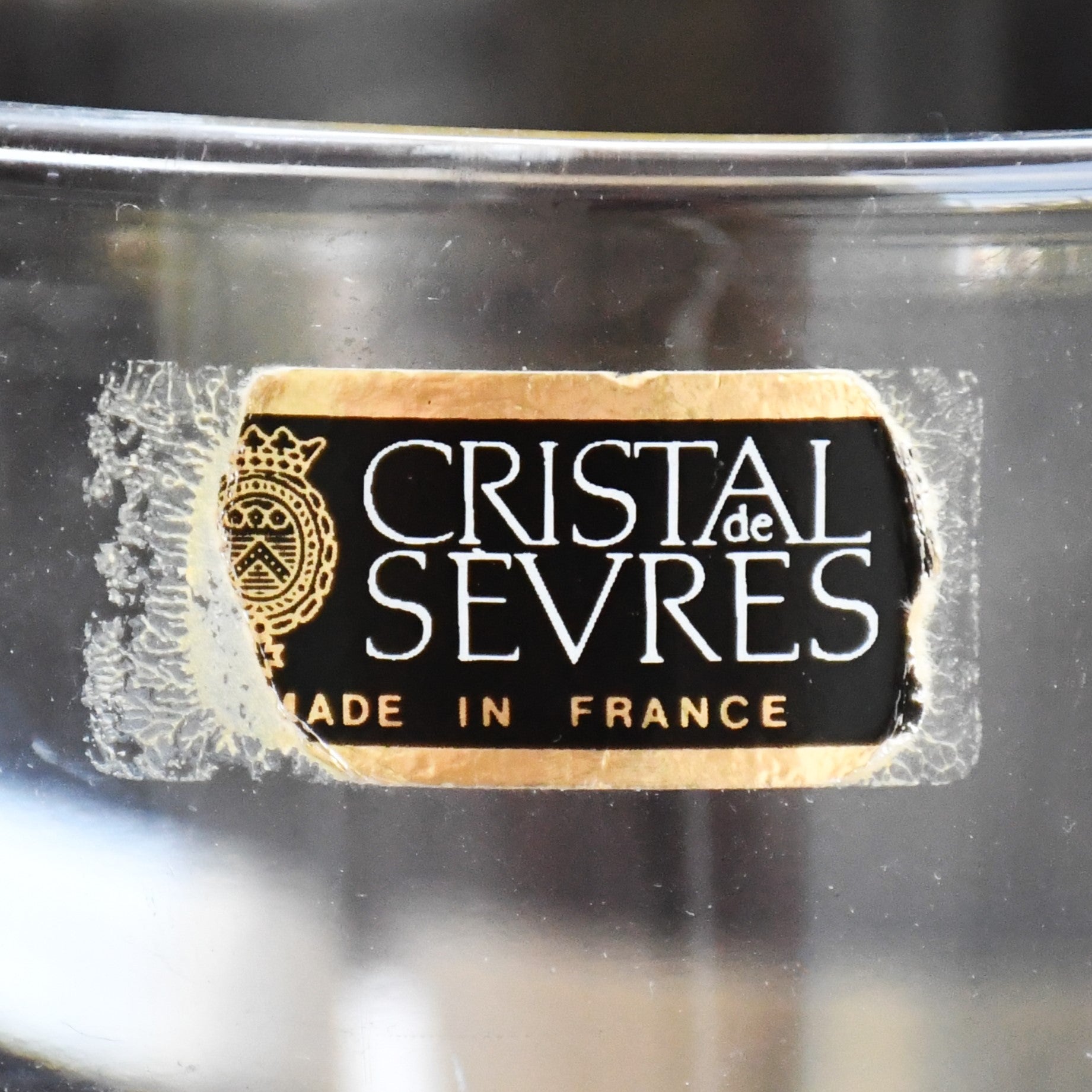 Кристална ледарка с хромова дръжка - Cristal de Sèvres, Франция (092108261239)