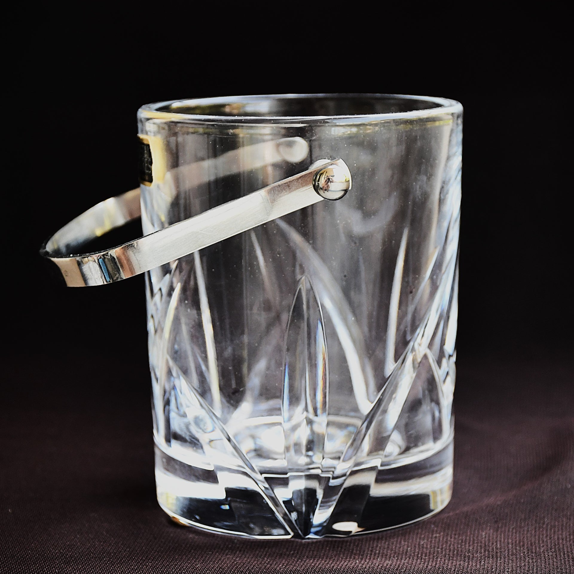 Кристална ледарка с хромова дръжка - Cristal de Sèvres, Франция (092108261239)