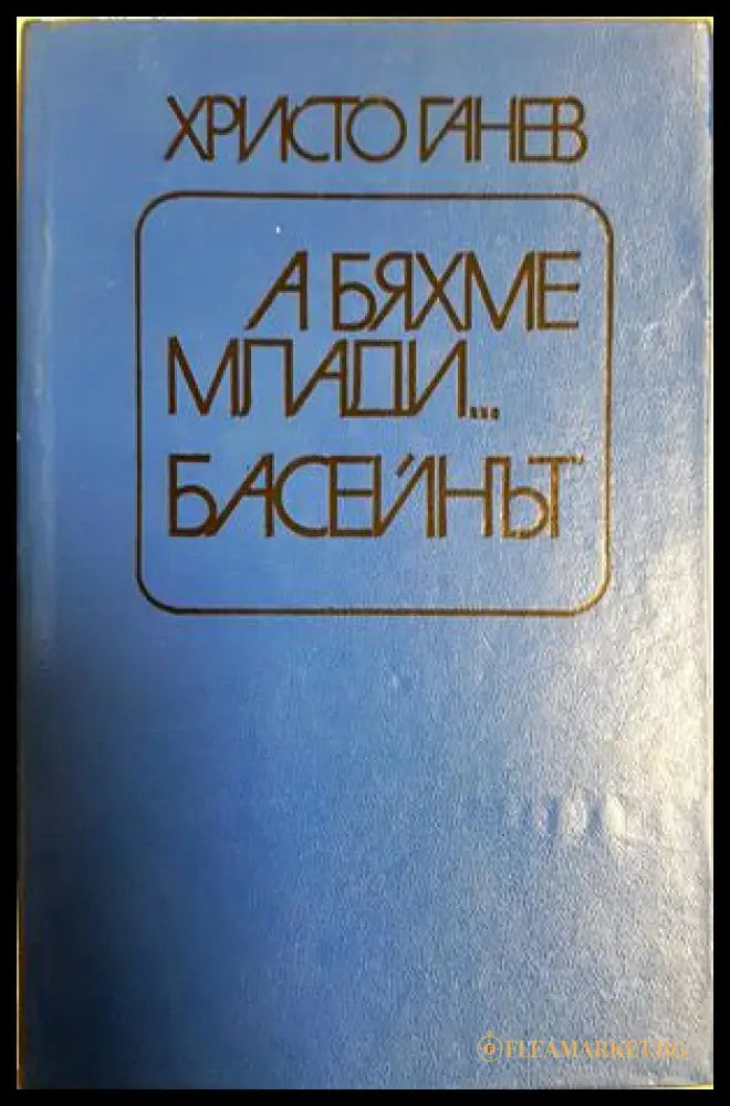 А бяхме млади... Басейнът (182206262005) - Христо Ганев - Книга