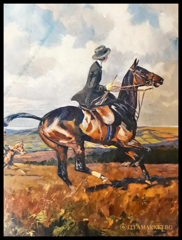 A Moorland Gallop, принт от Lionel Edwards (1071) - Картина