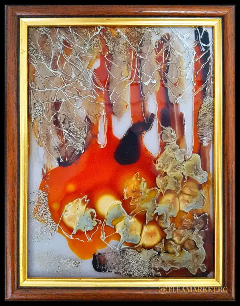 Абстракция ’Пейзаж’- витраж от Мария Станкова (1098) - Картина