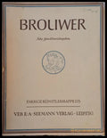 Adriaen Broliwer (1605 (6)-1638). Acht Farbige Gemaldewiedergaben - Книги