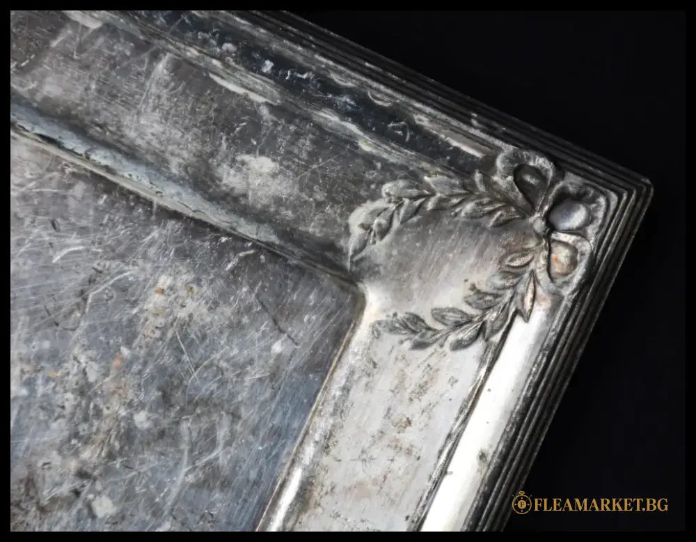 Античен поднос за визитки - antique