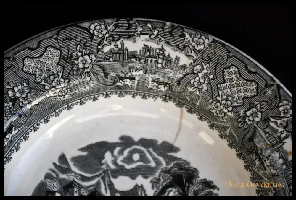 Антична чиния - R.Cochran Glasgow Scotland pottery - antique