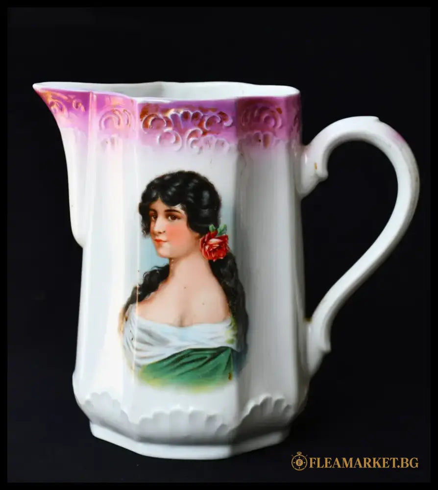 Антична порцеланова кана Belle Époque - antique