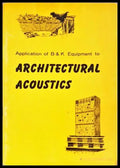 Application of B&K Equipment to Architectural Acoustics - корица