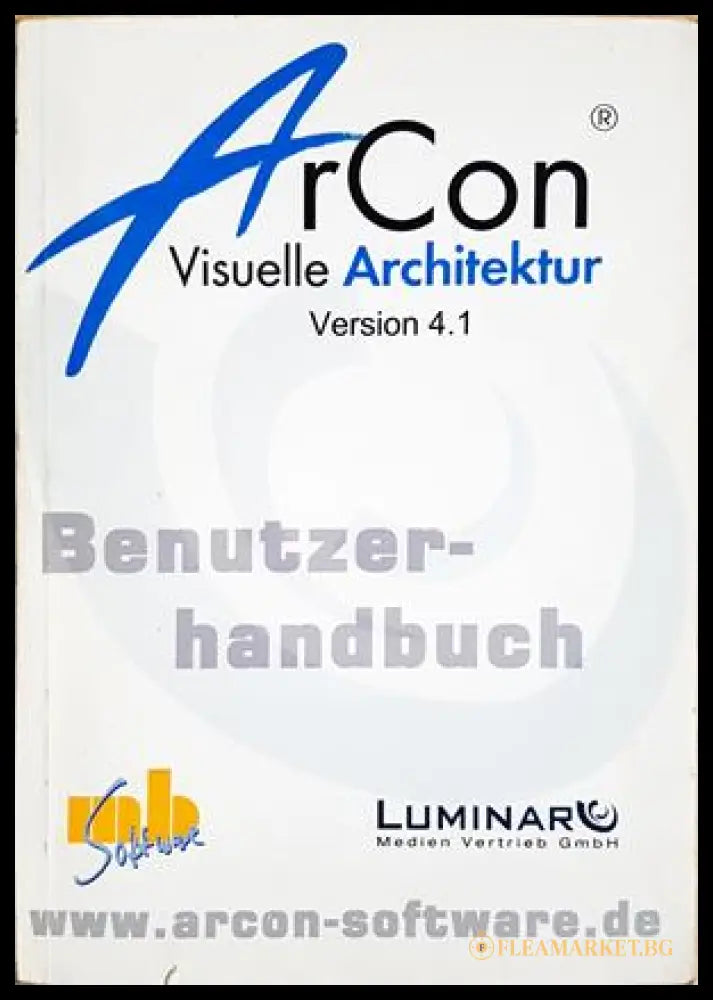 ArCon Visuelle Architektur 4.1 Benutzerhandbuch - корица