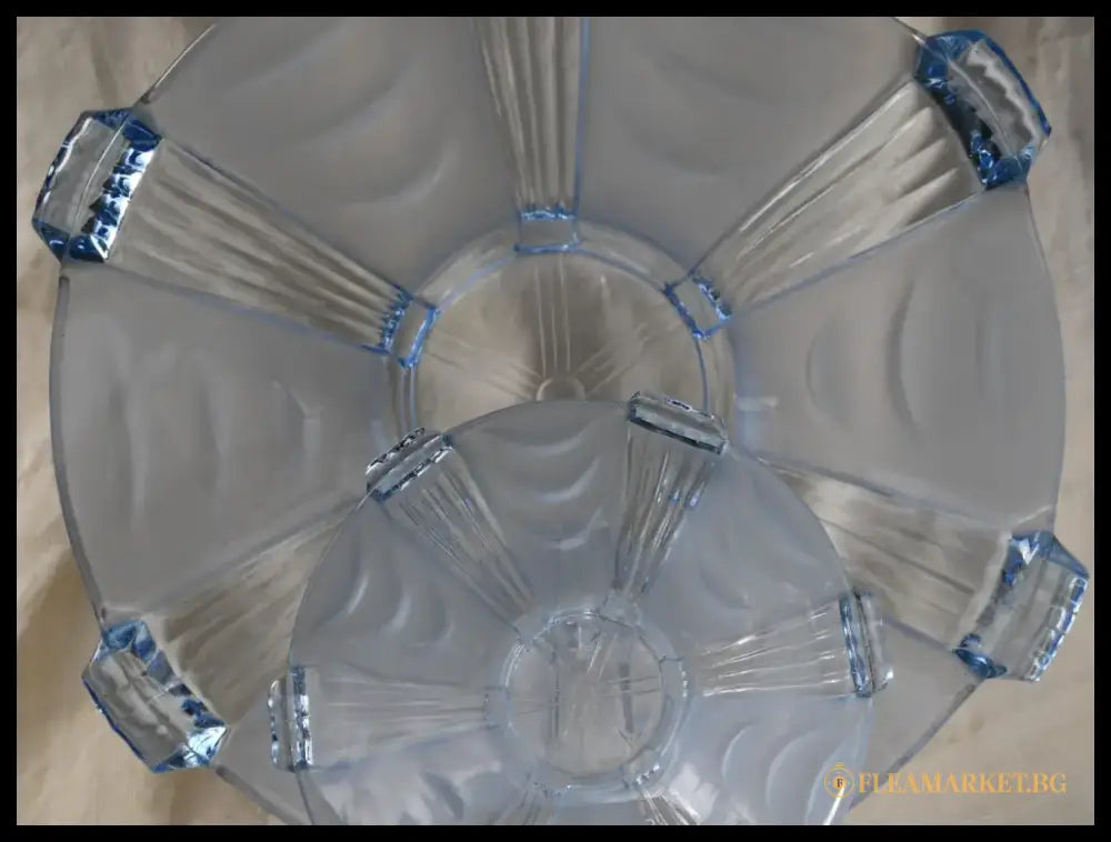 Art Deco сервиз за торта Stölzle - antique