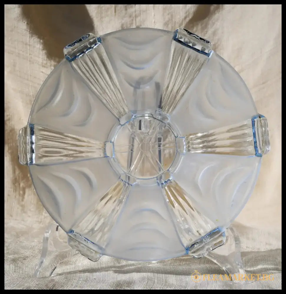 Art Deco сервиз за торта Stölzle - antique