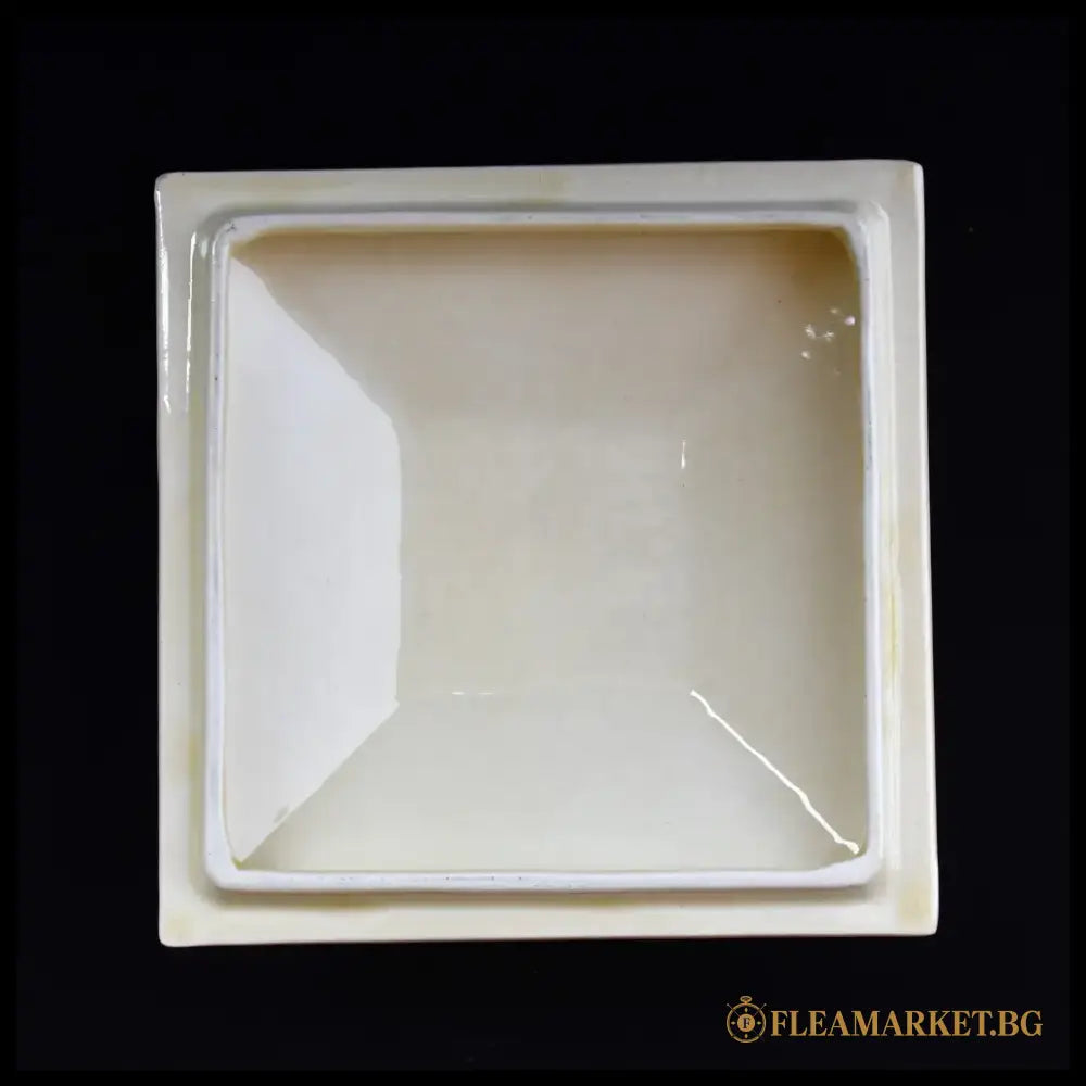 Арт Деко буркан за мед - Crown Devon - antique