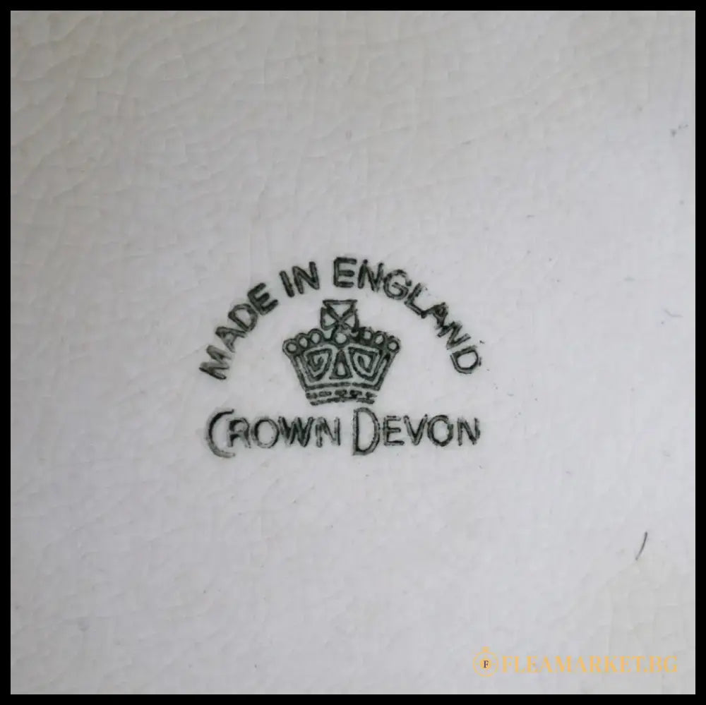 Арт Деко буркан за мед - Crown Devon - antique