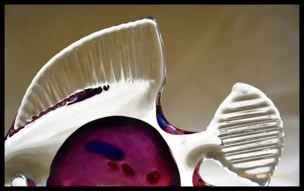 Art Glass риба на Ярош Студио - Чехия - antique