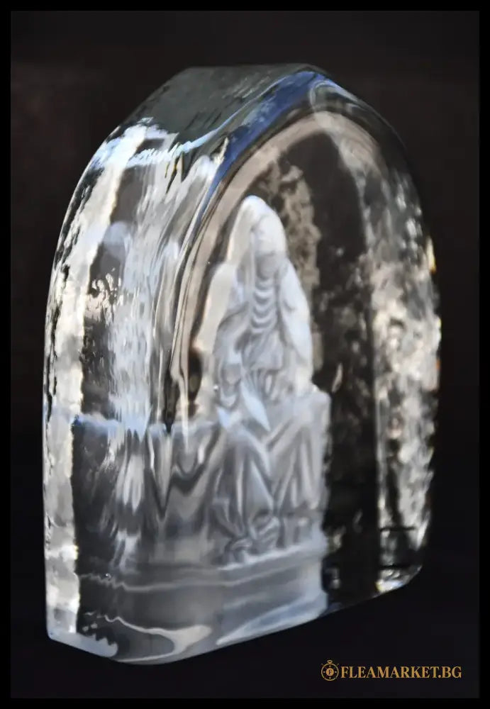 Art glass скулптура от VaS Vitreum Швеция - antique