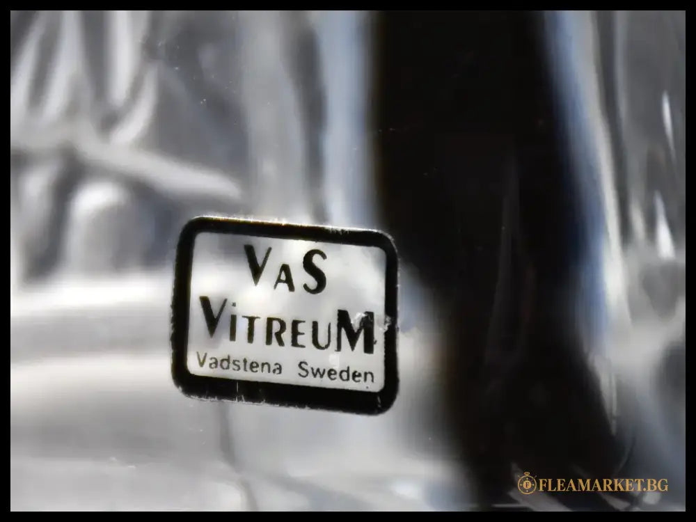 Art glass скулптура от VaS Vitreum Швеция - antique