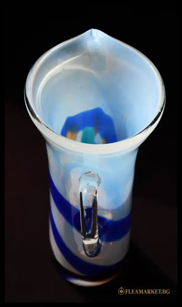 Аrt glass ваза във формата на кана - antique