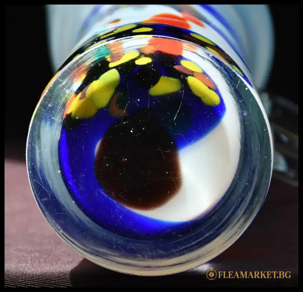 Аrt glass ваза във формата на кана - antique
