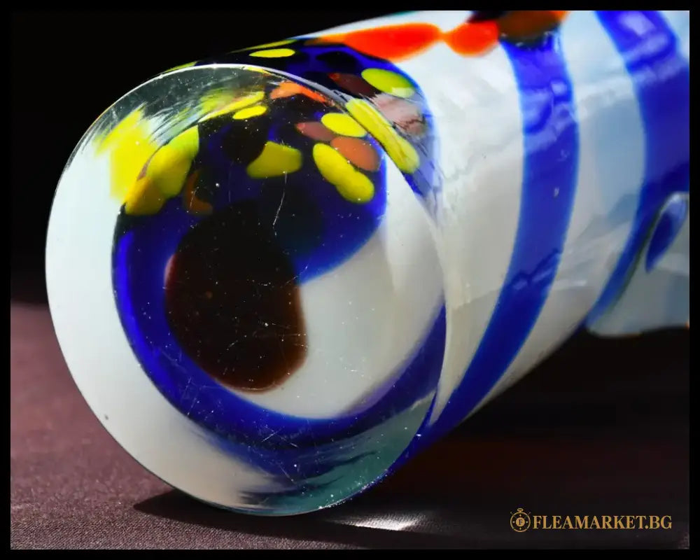 Аrt glass ваза във формата на кана - antique