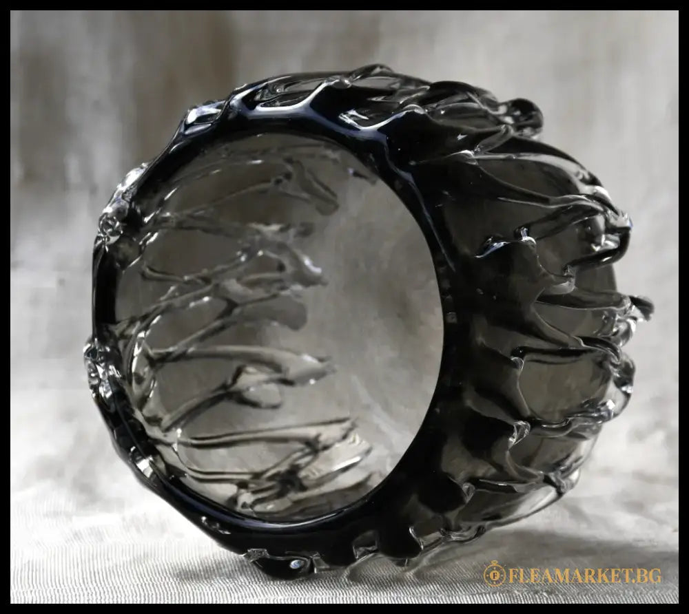 Art Glass винтидж свещник - antique