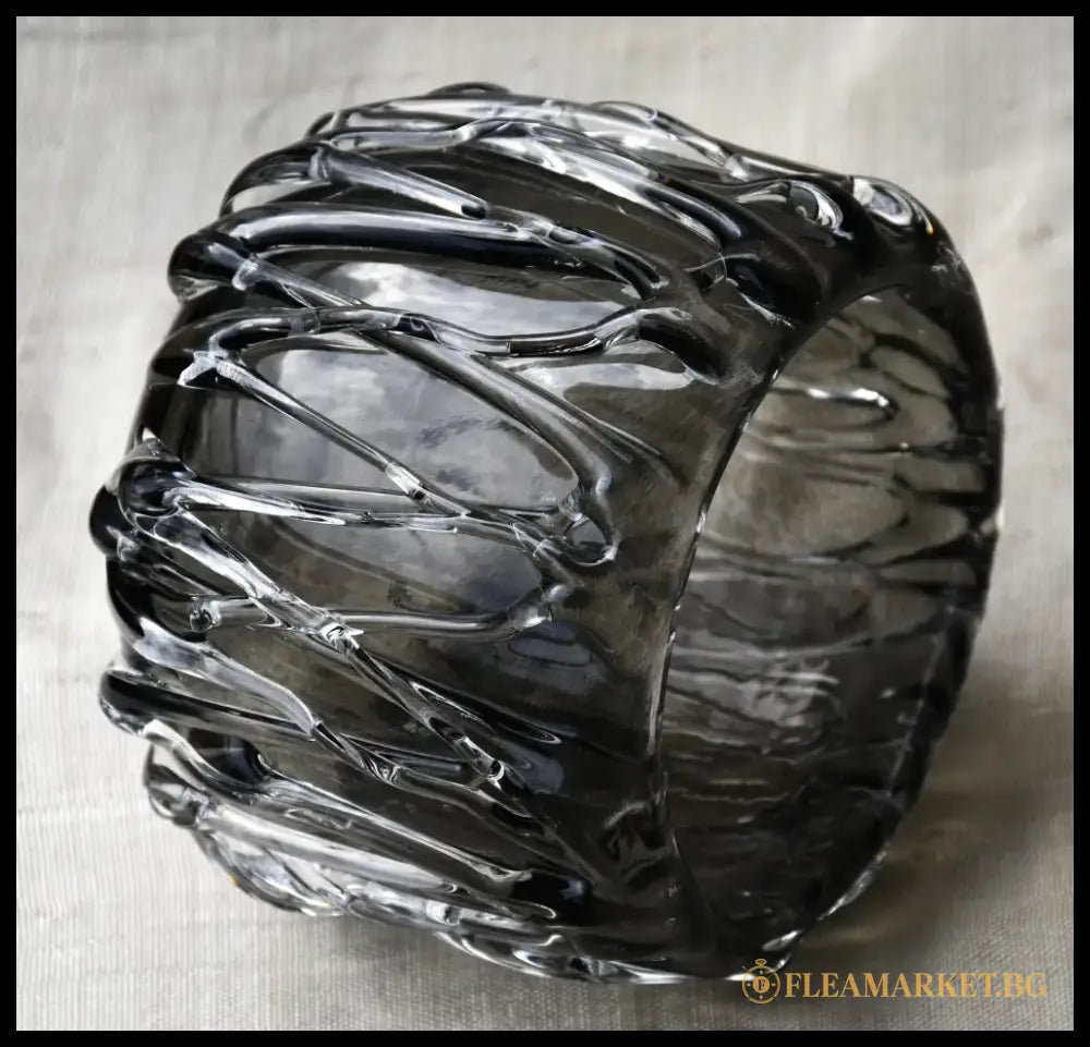 Art Glass винтидж свещник - antique