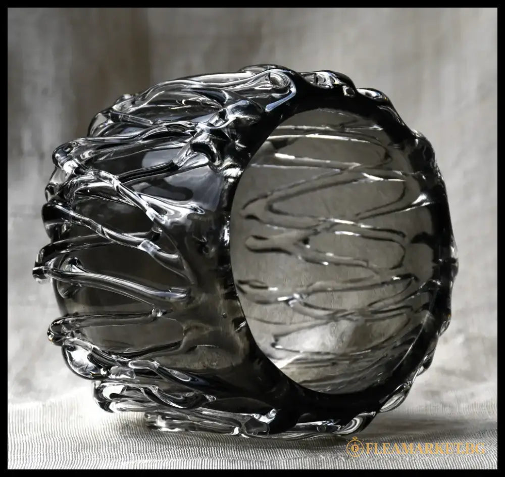 Art Glass винтидж свещник - antique