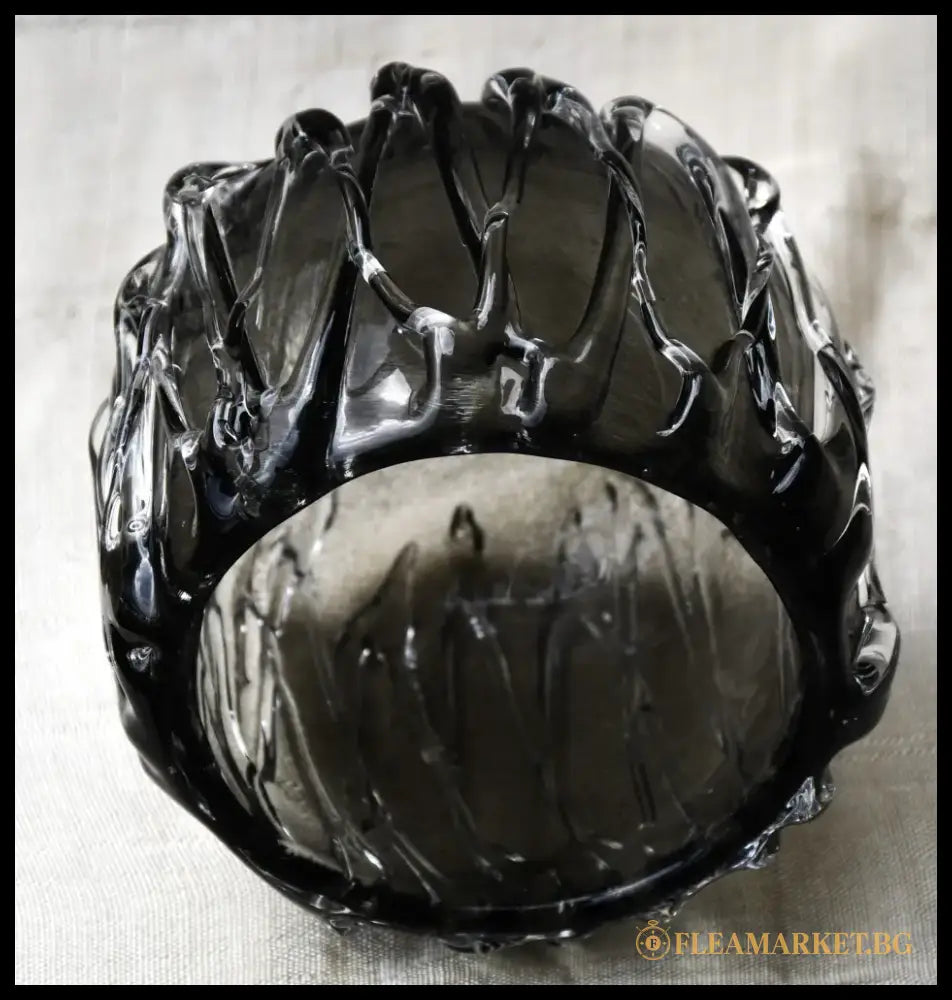 Art Glass винтидж свещник - antique