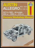 Austin Allegro 1100 1300 1.0 1.1 & 1.3 1973 to 1982. All models Owners Workshop Manual - Книги