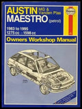 Austin MG & Vanden Plas Maestro (petrol) 1983 to 1995 Owners Workshop Manual - Книги