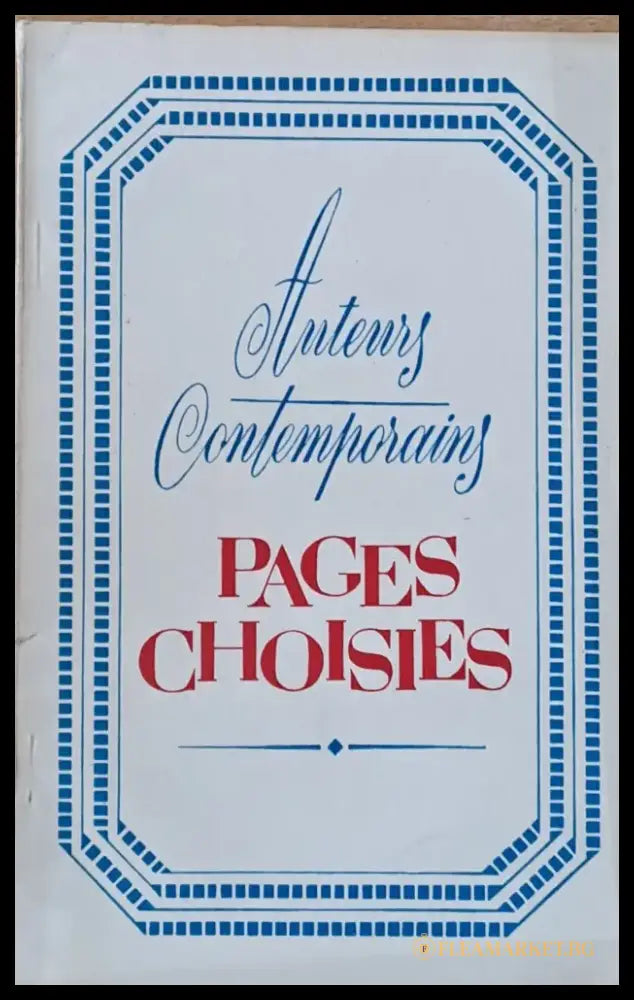 Auteurs Contemporains / Современные французские писатели - Книги