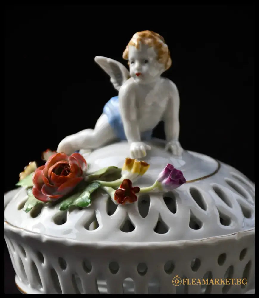 Ажурна порцеланова кутия von Schierholz - antique