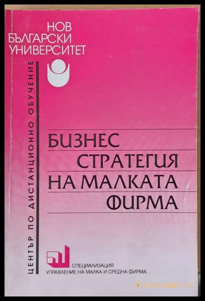 Бизнес стратегия на малката фирма - Книги