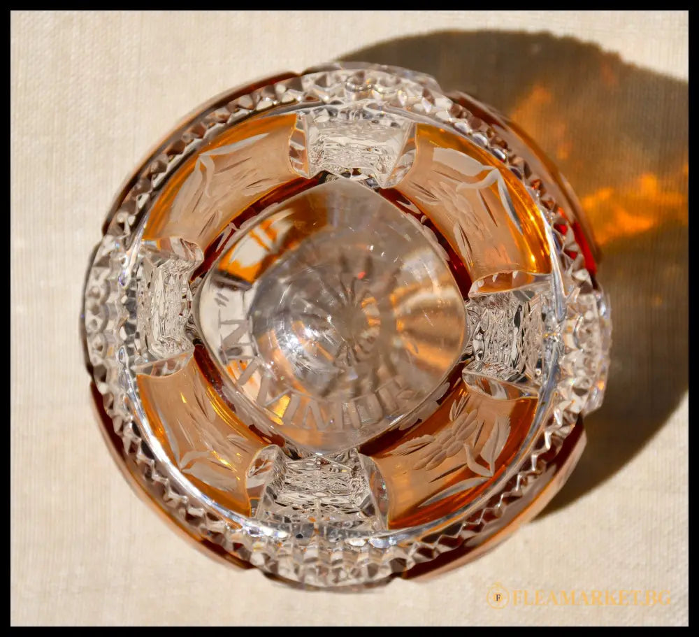 Бонбониера от двуслоен кристал (091407261802) - antique