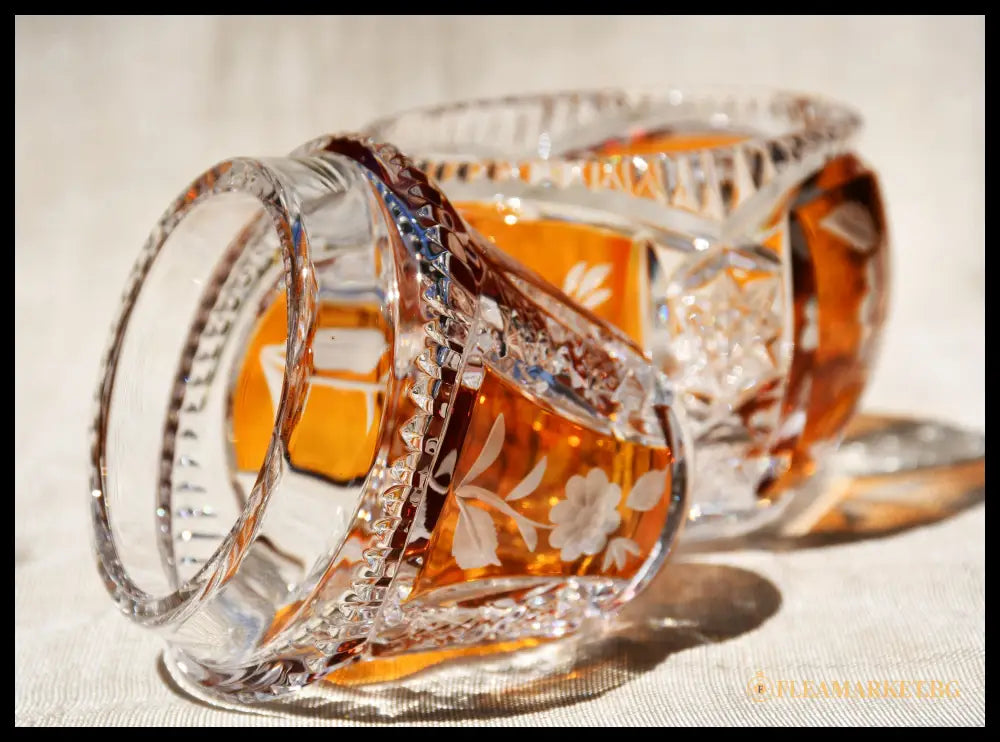 Бонбониера от двуслоен кристал (091407261802) - antique
