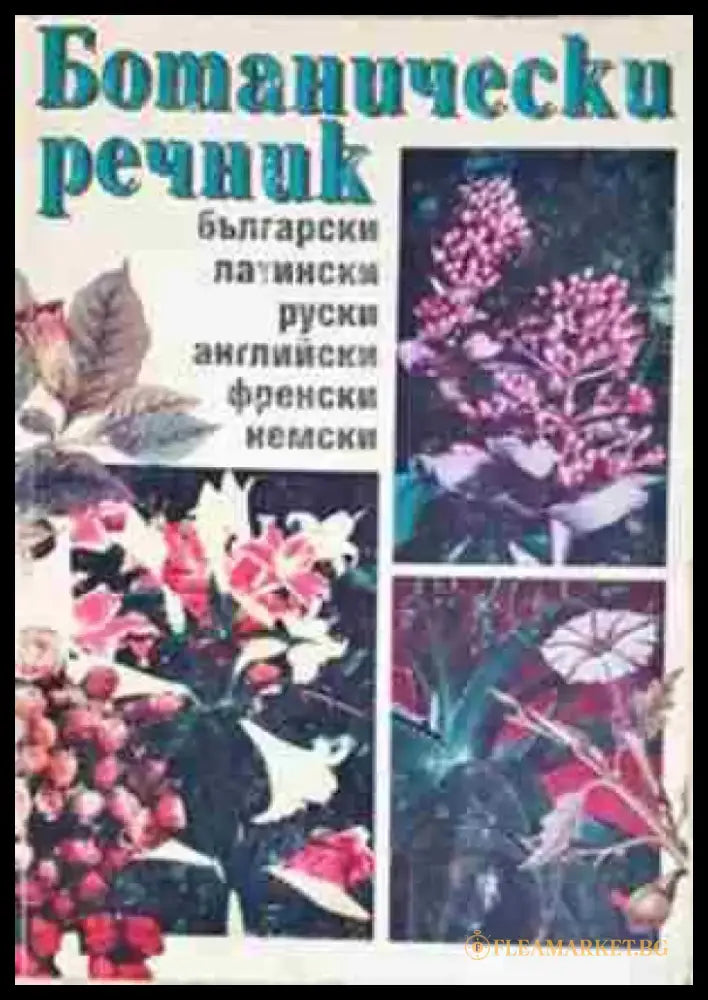 Ботанически речник - български латински руски английски френски немски (148) - Книга