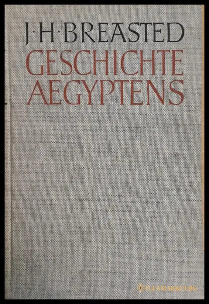 Breasted - Geschichte Aegyptens - Книги