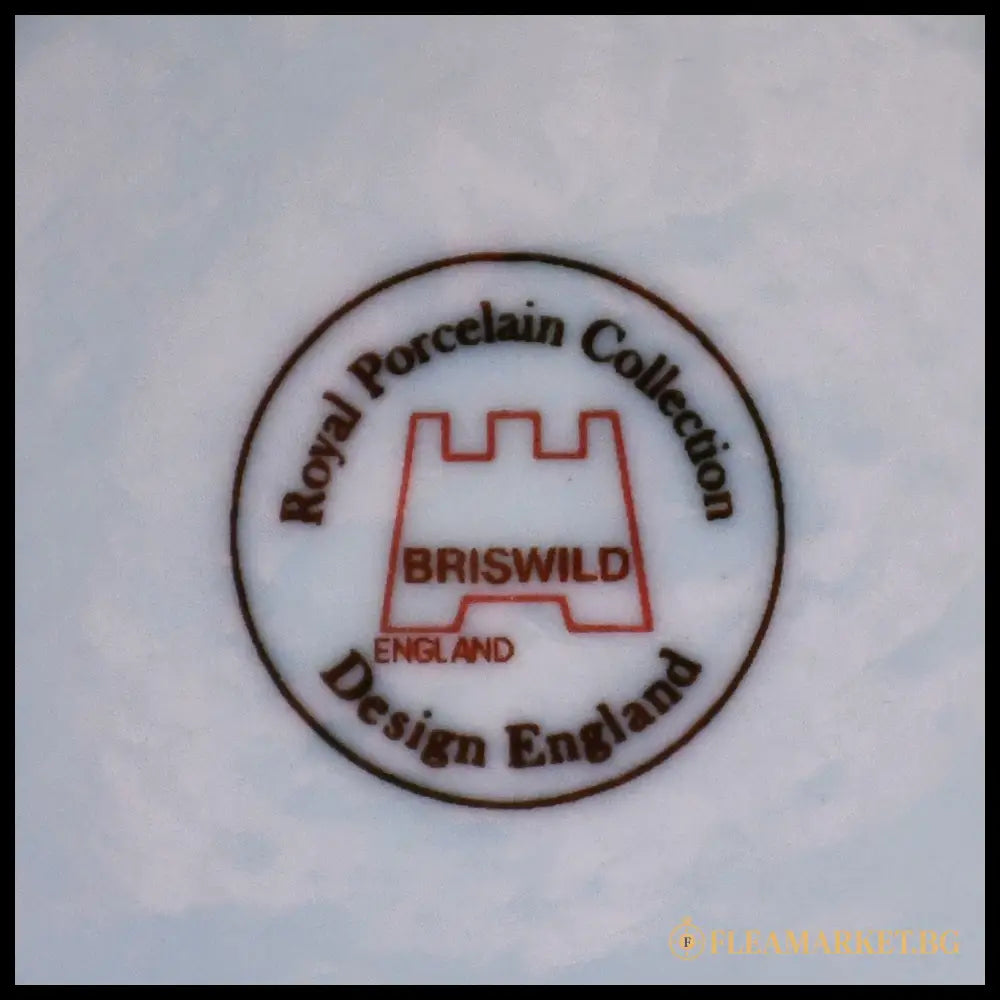 Briswild England - сет за чай Royal Porcelain Collection Ар Нуво костен порцелан 21 в. (092207265006) - Порцеланова