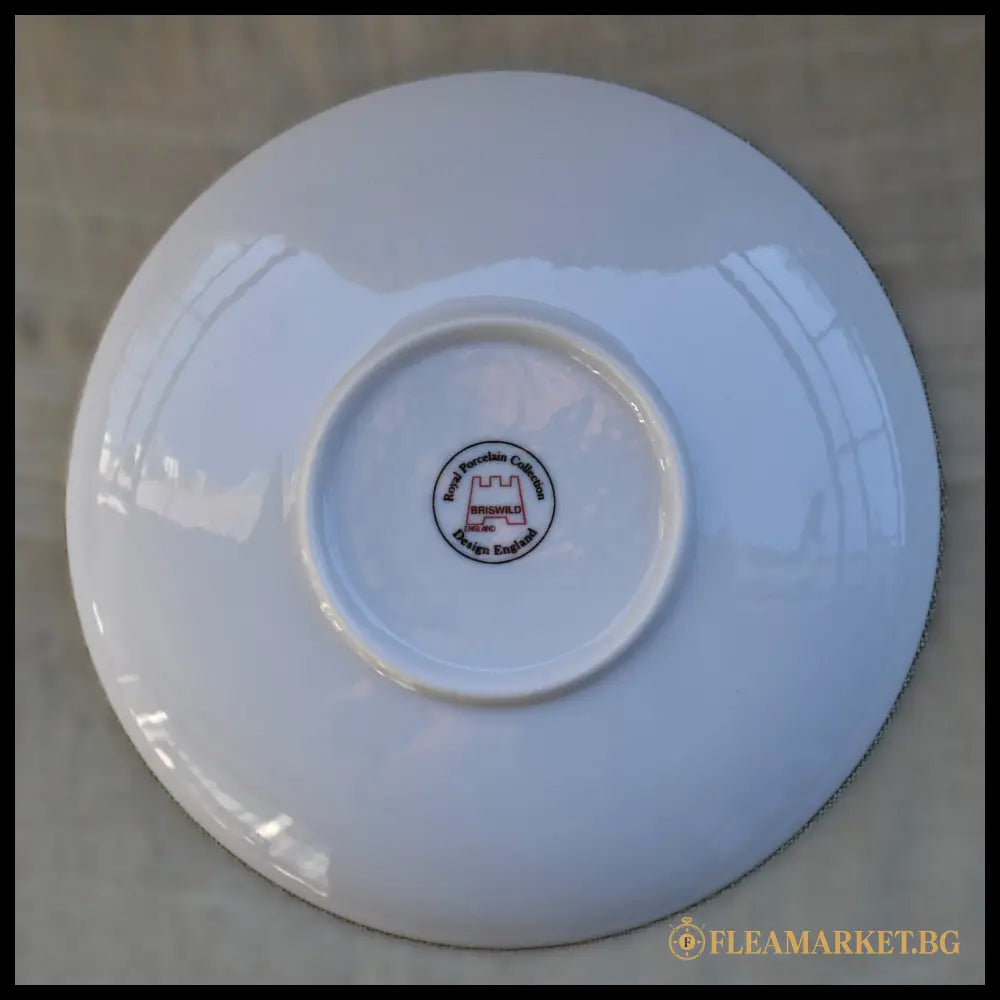Briswild England - сет за чай Royal Porcelain Collection Ар Нуво костен порцелан 21 в. (092207265006) - Порцеланова