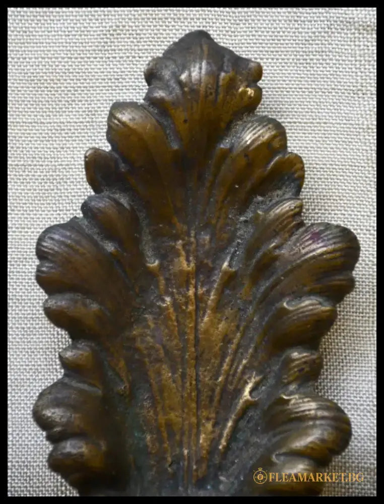 Бронзов пепелник ’Дубовый лист’ от Касли (СССР) - antique