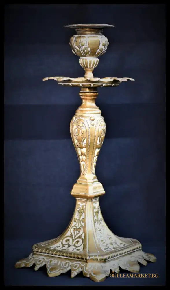 Бронзов свещник - Италия - antique