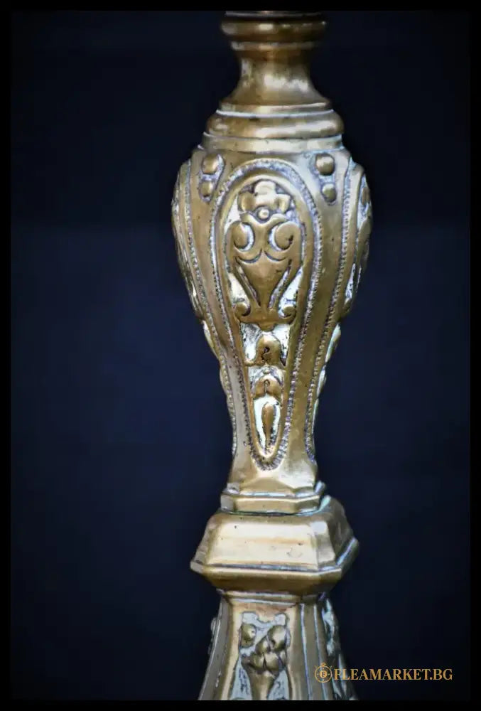 Бронзов свещник - Италия - antique