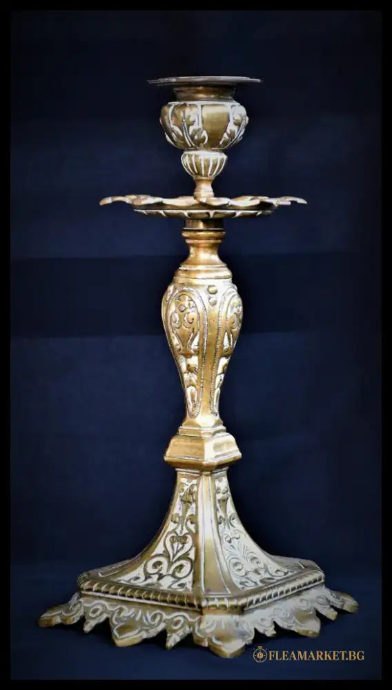 Бронзов свещник - Италия - antique