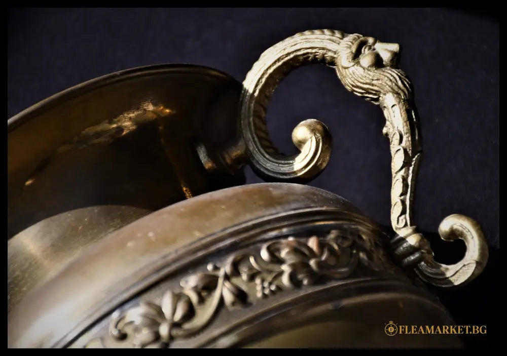 Бронзова амфора неокласицизъм () (4055) - antique