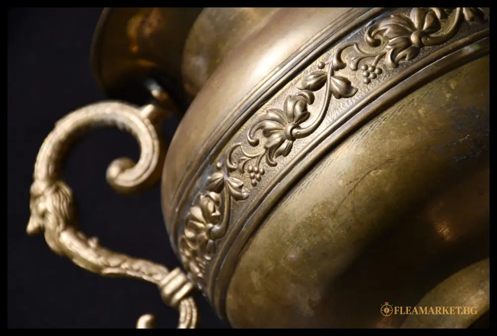 Бронзова амфора неокласицизъм () (4055) - antique