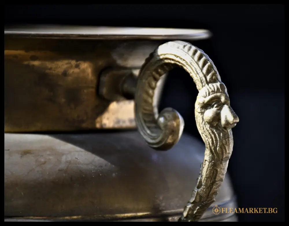 Бронзова амфора неокласицизъм () (4055) - antique