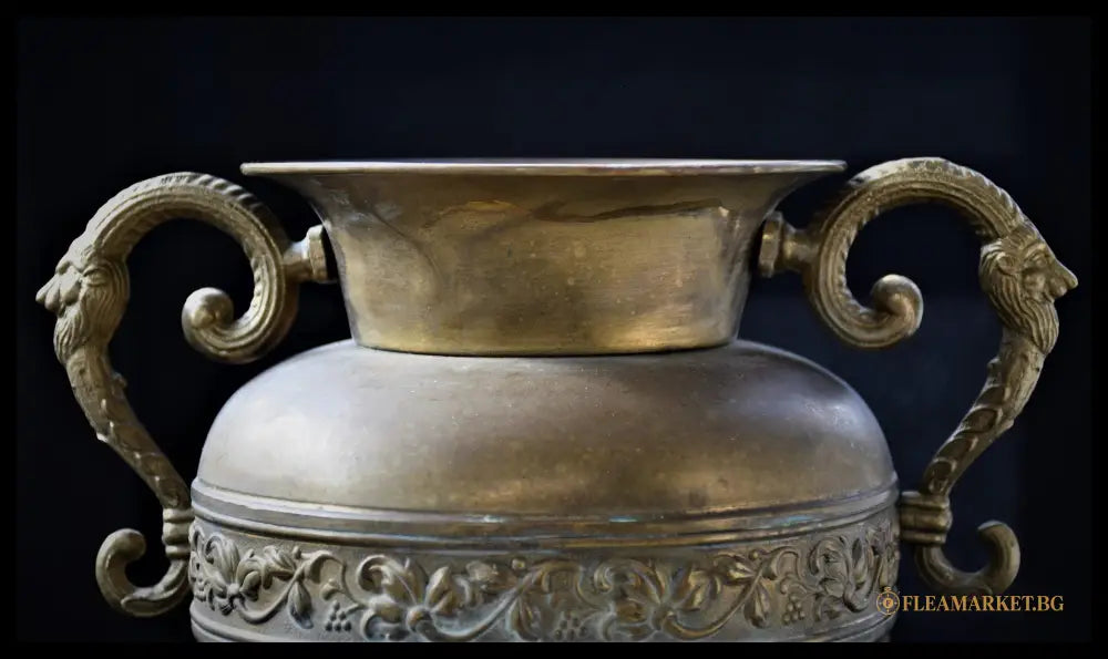 Бронзова амфора неокласицизъм () (4055) - antique